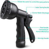 75FT Expandable Garden Hose with 8 Spraying Modes, Shut-Off Valve, Handy Water Pipe for Watering Garden and Washing Car, Expandable Water Hose Tool for Home Use