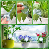 12 Pcs Plant Watering Globes, Automatic Watering Bulbs, Plastic Garden Watering Globes Device, Water Device Drip for Plant, Self-Watering System for Indoor Outdoor Garden (Lake Blue)