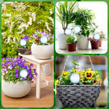 12 Pcs Plant Watering Globes, Automatic Watering Bulbs, Plastic Garden Watering Globes Device, Water Device Drip for Plant, Self-Watering System for Indoor Outdoor Garden (Lake Blue)