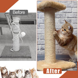 50M Sisal Rope for Cat Scratchers, Cat Scratching Sisal Rope 6mm Natural Jute Hemp Rope, Ideal for Replace Scratching Post, Repair Cat Tree, DIY Projects