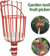 Metal Fruit Picker with Claw, Metal Fruit Picking Tool, Gardening Tools for Harvesting Apples, Citrus, Pears, Peaches
