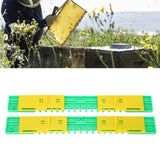 2PCS Bee Door Sliding Guards Beehive Entrance Reducer Beekeeping Gate Anti Escape Frame Vents 31.5cm / 12.4in