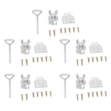 5 Set Beehive Lock Fasteners Adjustable Bee Box Locked Buckle Beehive Bottom Connector Beekeeping Supplies