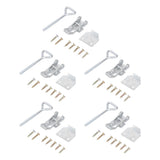 5 Set Beehive Lock Fasteners Adjustable Bee Box Locked Buckle Beehive Bottom Connector Beekeeping Supplies