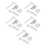 5 Set Beehive Lock Fasteners Adjustable Bee Box Locked Buckle Beehive Bottom Connector Beekeeping Supplies