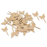 30PCS Plant Label Wood Plant Tag Eco Friendly Garden Flower Potted Plant Sign for Greenhouse
