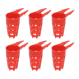 20pcs Queen Bee Cages Small Plastic Protective Safe Bee Cells Cover for Beekeeping Equipment