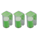 3Pcs Queen Bee Marking Cage Catcher Plastic One Handed Bee Queen Marker Bottle Beekeeping Tools for Beekeepers Green