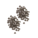 100PCS Queen Bee Rearing Cup Plastic Vivid Color Beekeeping Bee Cell Cup for Beekeeper Grey
