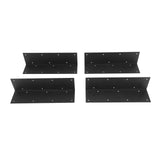 Steel Raised Garden Bed Corner Brackets (4 Pack) — Rust-Resistant Metal Bed Corners