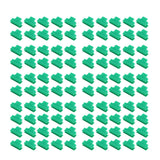 100pcs Greenhouse Clamps Film Row Cover Netting Tunnel Hoop Clip Frame Shading Net Rod Clip Greenhouse Film Clamps 8mm / 0.3in