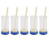 5Pcs Queen Bee Marking Cage Soft Safe Lightweight Queen Bee Marking Cage Bottle Marker for Gardening Potted Plants