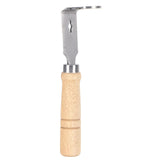Beehive Frame Cleaning Shovel with Wood Handle Stainless Steel Scraper Cleaner Supply