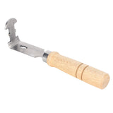 Beehive Frame Cleaning Shovel with Wood Handle Stainless Steel Scraper Cleaner Supply