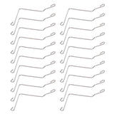 20PCS Stainless Steel Beehive Connector Bend Wire Holder Fastener for Wooden Beehive Tools