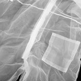 Anti Bee Biting Transparent One Piece Nylon Mesh Beekeeping Suit Bee Clothing Clothes Supplies(XL )