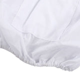 Outdoor Beekeeping Protective Veil Jacket Breathable Bee Suit Beekeeper Supplies AccessoryWhite