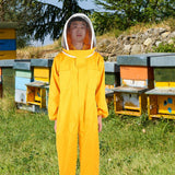 One Piece Beekeeper Suit Beekeeping Protective Clothes Smock Bee Keeping Supplies(XXL )