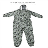 Double Zippers One Piece Bee Suit Beekeeping Protective Clothes with Gloves for Beekeeper(1 Pair XL Gloves XL Bee Suit )