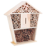 Gardening Wooden Insect Small House Shelter Nesting Handicrafts Decoration for Bee Bug