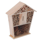 Gardening Wooden Insect Small House Shelter Nesting Handicrafts Decoration for Bee Bug