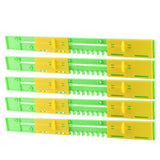 5 Pcs Durable Beehive Door Entrance Gate AntiEscape Beekeeper Plastic Tool(10 Frames for Chinese European 41cm)