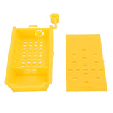 20Pcs Queen Bee Cages Yellow Plastic Capture Box Beekeeping Transport Tool Beekeeper Equipment