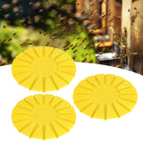 3Pcs Beehive Boor Exit Disc 16 Way Round AntiRunning Escape Plate Beekeeping Tool