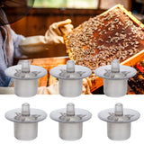 100Pcs Queen Bee Rearing Cell Cup Plastic Breeding Cage Beekeeping Accessory Supplies