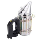Electric Beehive Smoker 5V Stainless Steel with Heat Shield Handle Beekeeping Equipment