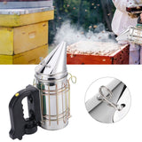 Electric Beehive Smoker 5V Stainless Steel with Heat Shield Handle Beekeeping Equipment