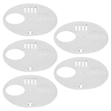 5PCS Stainless Steel Beehive Box Entrance Gate Bees Nests Door Entrance Disc Beekeeping Tools