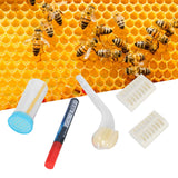 Queen Bee Marking Pen Set with Marker Bottle Catcher Cage Beekeeping Accessories