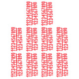 10Set Plastic Number Tag Number Sign Number Marking for Residence Apartment Office Room Beehive