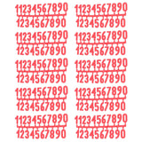 10Set Plastic Number Tag Number Sign Number Marking for Residence Apartment Office Room Beehive