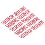 10Set Plastic Number Tag Number Sign Number Marking for Residence Apartment Office Room Beehive
