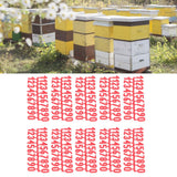 10Set Plastic Number Tag Number Sign Number Marking for Residence Apartment Office Room Beehive