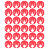 30Pcs Beehive Door Entrance Disc Plastic Round Exit Vent Gate Beekeeping AccessoryRed