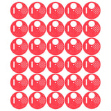 30Pcs Beehive Door Entrance Disc Plastic Round Exit Vent Gate Beekeeping AccessoryRed
