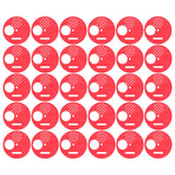 30Pcs Beehive Door Entrance Disc Plastic Round Exit Vent Gate Beekeeping AccessoryRed