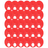 30Pcs Beehive Door Entrance Disc Plastic Round Exit Vent Gate Beekeeping AccessoryRed