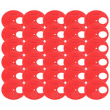 30Pcs Beehive Door Entrance Disc Plastic Round Exit Vent Gate Beekeeping AccessoryRed