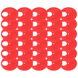 30Pcs Beehive Door Entrance Disc Plastic Round Exit Vent Gate Beekeeping AccessoryRed