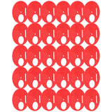 30Pcs Beehive Door Entrance Disc Plastic Round Exit Vent Gate Beekeeping AccessoryRed
