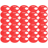 30Pcs Beehive Door Entrance Disc Plastic Round Exit Vent Gate Beekeeping AccessoryRed