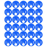 30Pcs Beehive Door Entrance Disc Plastic Round Exit Vent Gate Beekeeping AccessoryBlue