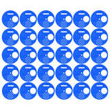 30Pcs Beehive Door Entrance Disc Plastic Round Exit Vent Gate Beekeeping AccessoryBlue
