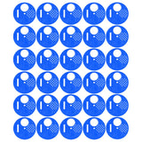 30Pcs Beehive Door Entrance Disc Plastic Round Exit Vent Gate Beekeeping AccessoryBlue