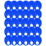30Pcs Beehive Door Entrance Disc Plastic Round Exit Vent Gate Beekeeping AccessoryBlue