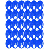 30Pcs Beehive Door Entrance Disc Plastic Round Exit Vent Gate Beekeeping AccessoryBlue